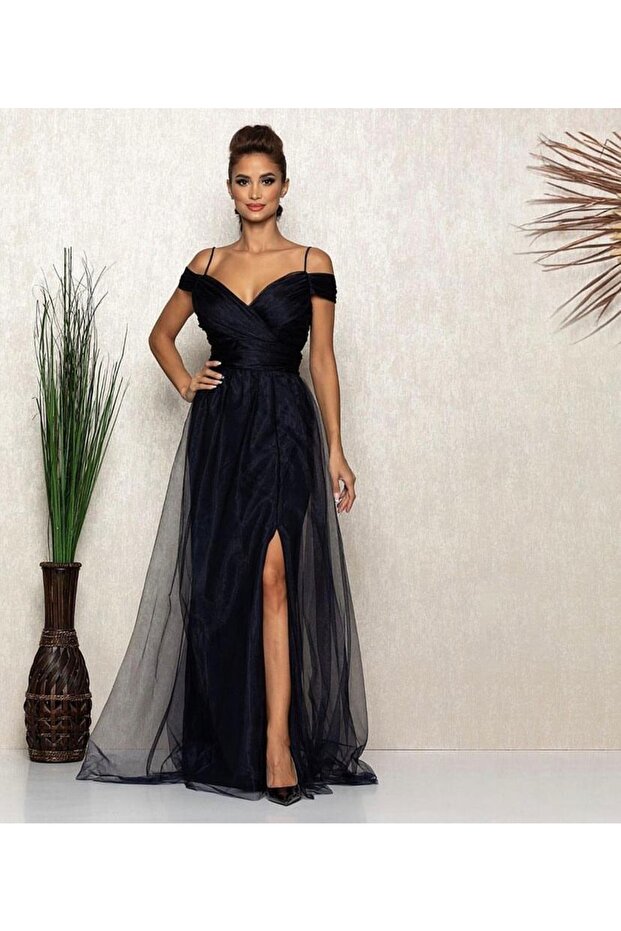 Tüllü Uzun Abiye - 2