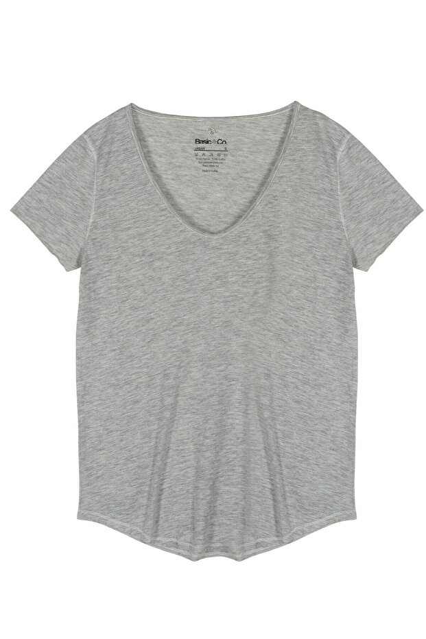 Kadın Gri T-Shirt URB001 - 2