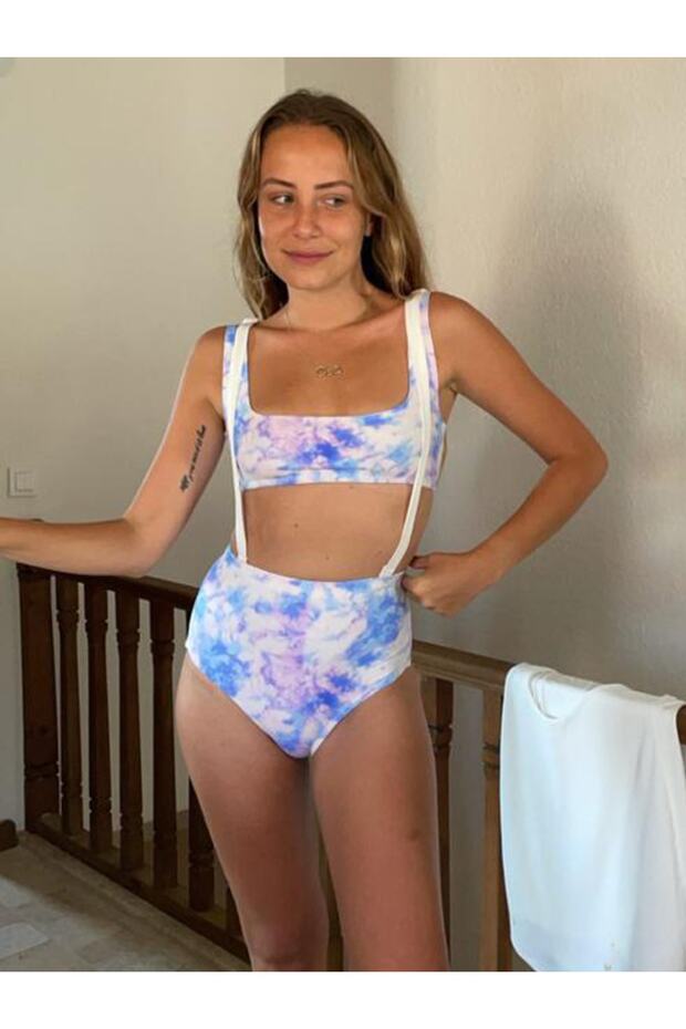 Kare Yaka Bikini Üstü - 6