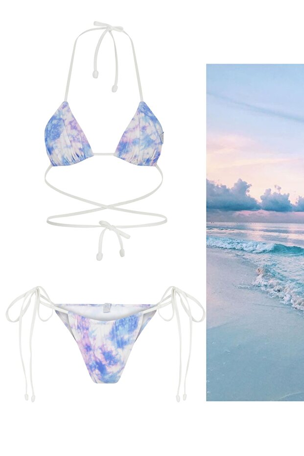 Pembe Batik Bikini Takım - 3