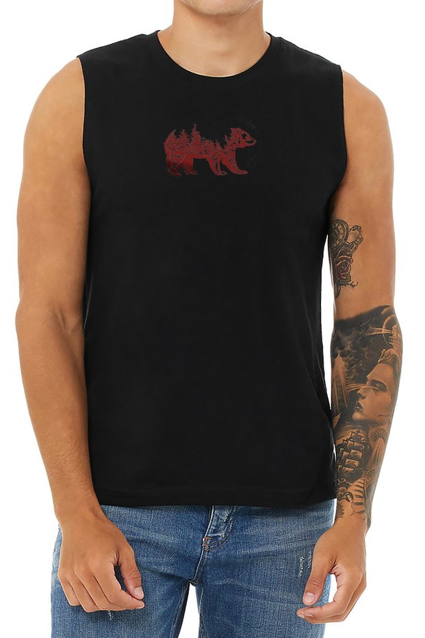 Bearx Sleeveless Athlete T-shirt Tank Top Sports Athlete