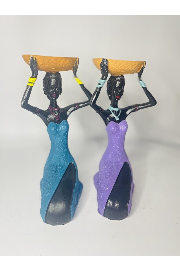 Afrikalı Kadın Mumluk - 3