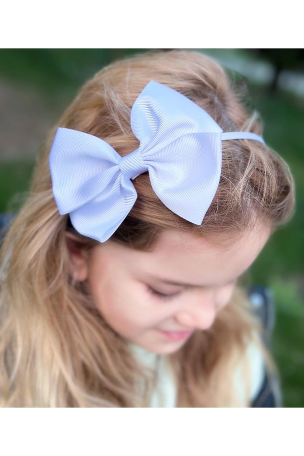Trend Fashion Luxury Large Large Shiny Bow Ribbon Metal Crown Women's Children's Crown White