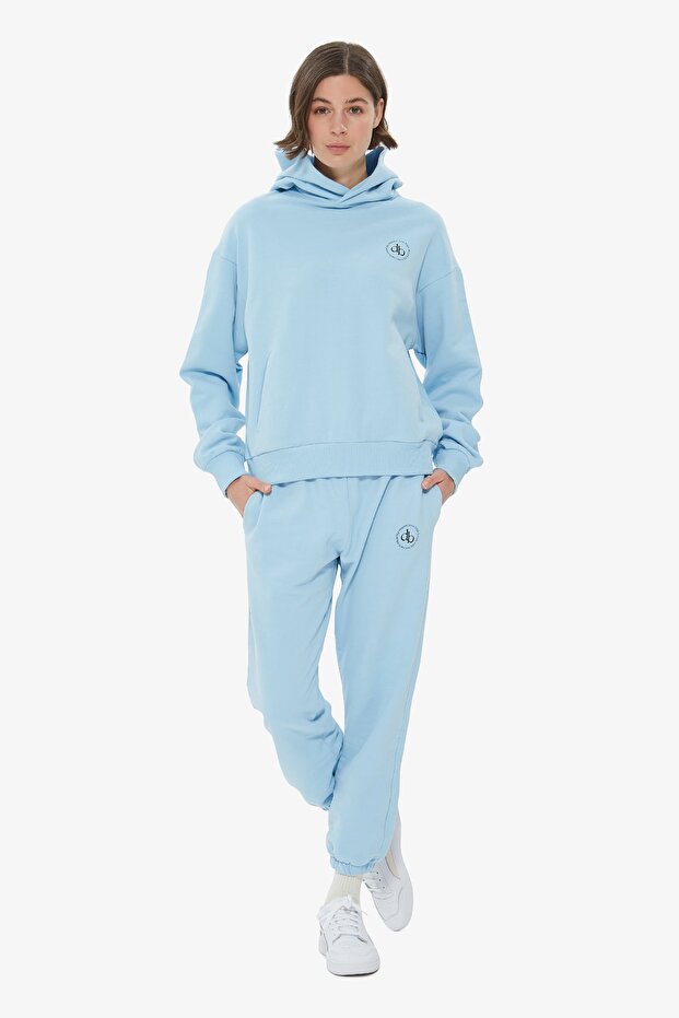 Kapüşonlu Basic Sweatshirt - 4