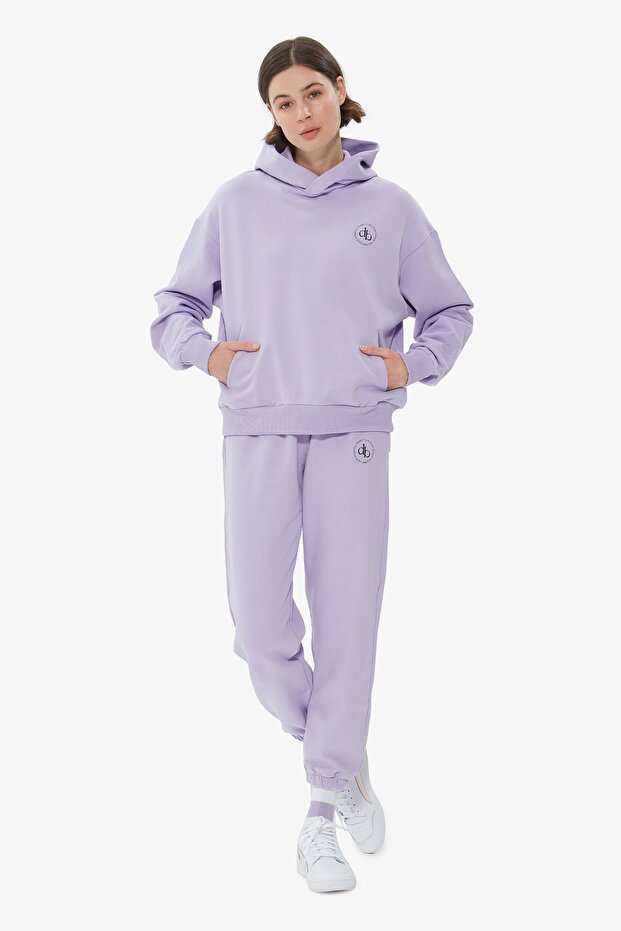 Kapüşonlu Basic Sweatshirt - 4