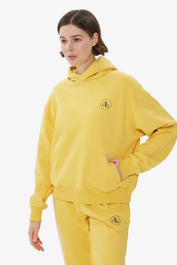 Kapüşonlu Basic Sweatshirt - 3