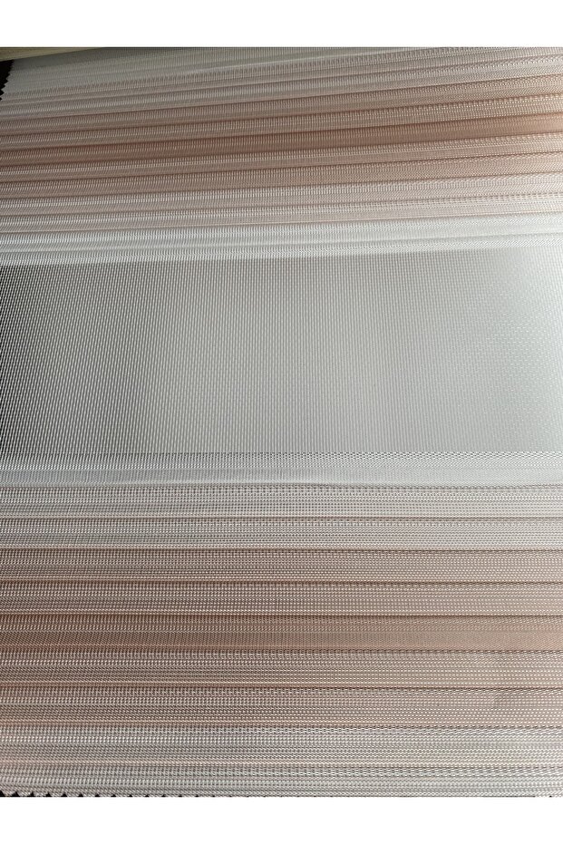 Pembe Renk Geçişli Pliseli Zebra Perde - 4