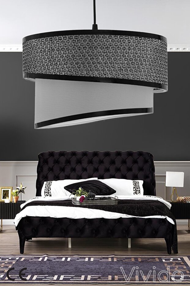 Hasır Siyah Avize - 1