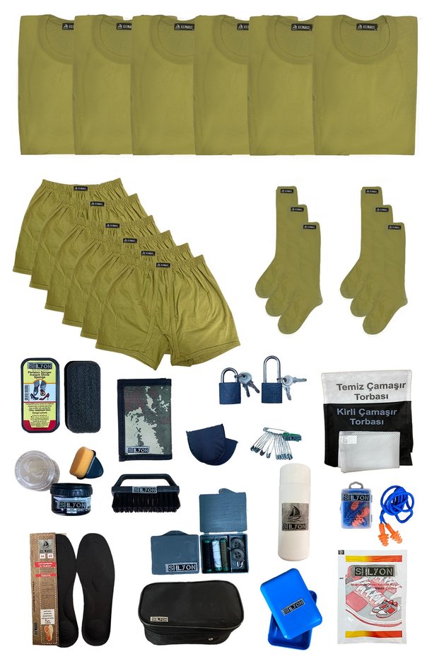 6-Piece Basic Military Set Beginner Soldier - Economical Soldier Economic Material Set