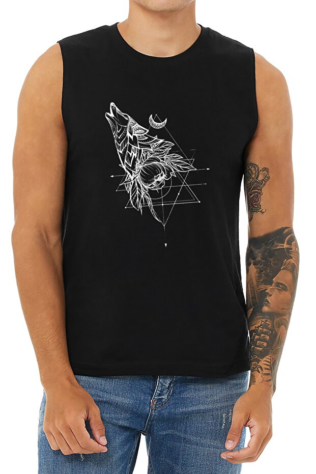 Wolfou Sleeveless Athlete T-shirt Tank Top Sports Athlete