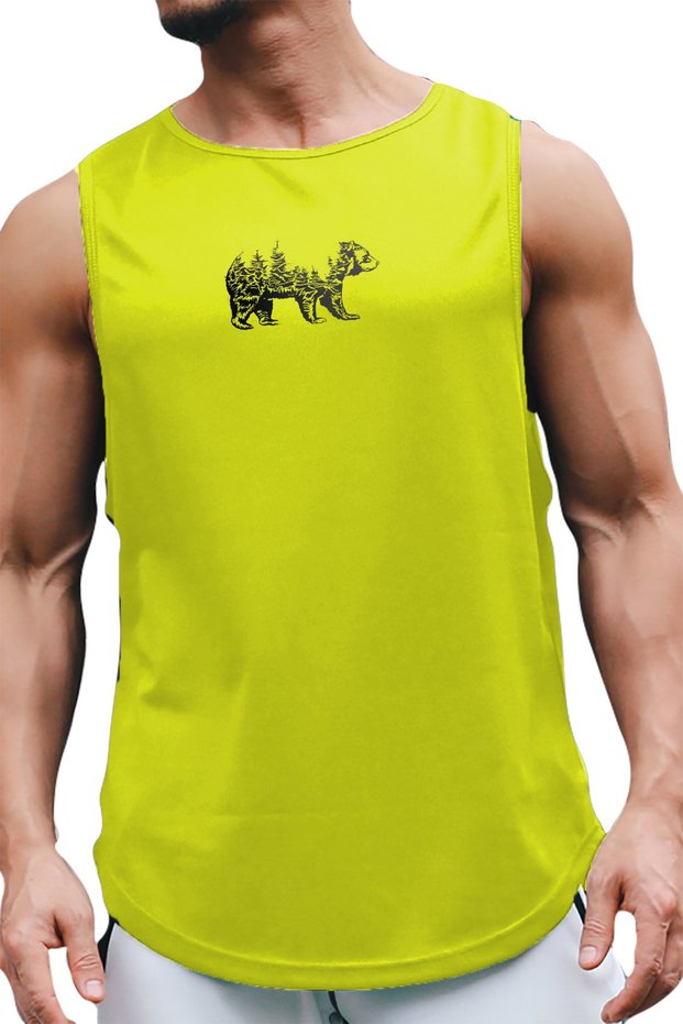 Bearx Sleeveless Athlete T-shirt Tank Top Sports Athlete