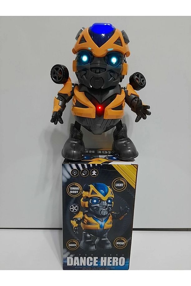 Robot Transformers Dance Hero Bumble Bee Işıklı Dans Eden Transformers Işıklı Robot - 3