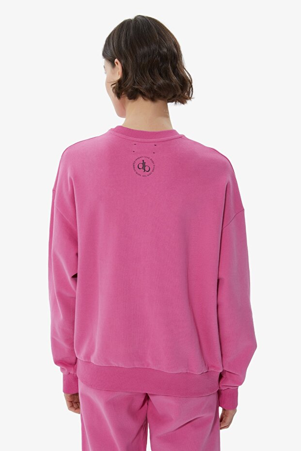 Bisiklet Yaka Basic Sweatshirt - 6