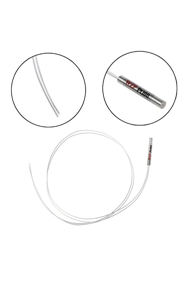 Pt100 Platinyum Isı Sıcaklık Sensörü 50cm Su Geçirmez -200c To 450c Metal Koruyucu Dalgıç Prob - 3