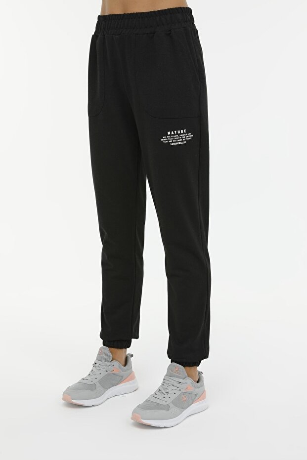Wl Anna 22ct1170 3fx Black Women's Sweatpants