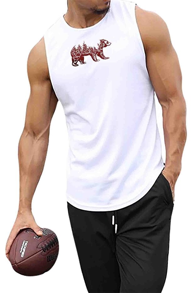 Bearx Sleeveless Athlete T-shirt Tank Top Sports Athlete