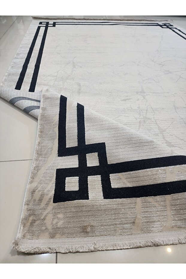 Deep 6097x Vizon Siyah Modern 6 M2 Halı - 2