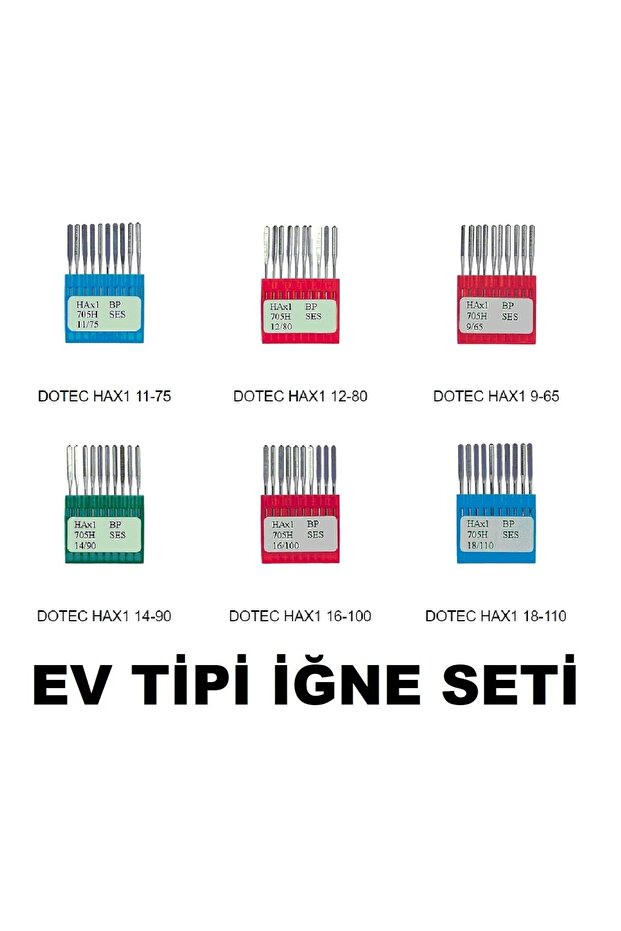 Ev Tipi Iğne Seti 6 Paket - 1