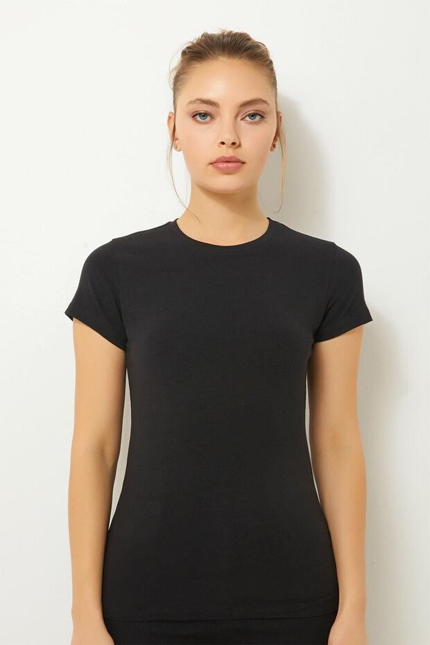 30493 Women's Crew Neck Short Sleeve T-shirt