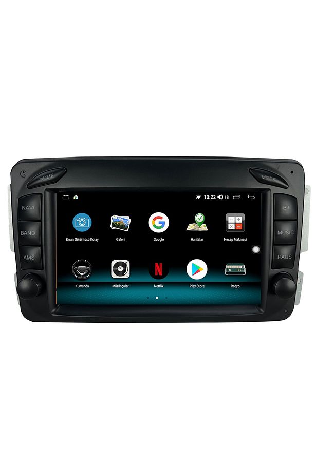 Mercedes C Class C200 (W203-W209) Android 12 Carplay Özellikli Navigasyon Multimedya Ekran 2gb Ram - 4