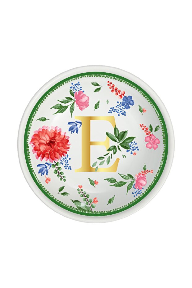 طبق صغير من مجموعة Initials - E