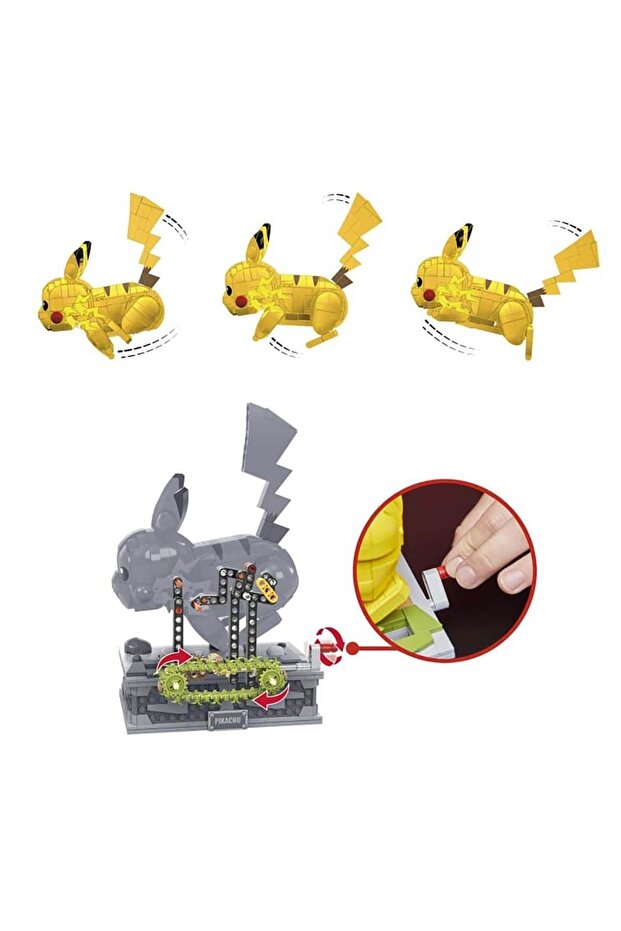 Mega Pokemon Motion Pikachu Hgc23 - 3