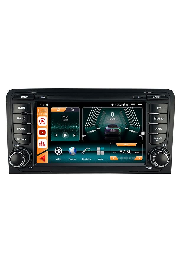 Audi A3 Tuşlu Android 12 Carplay Özellikli Navigasyon Multimedya Ekran 2gb Ram + 32gb Hdd - 6