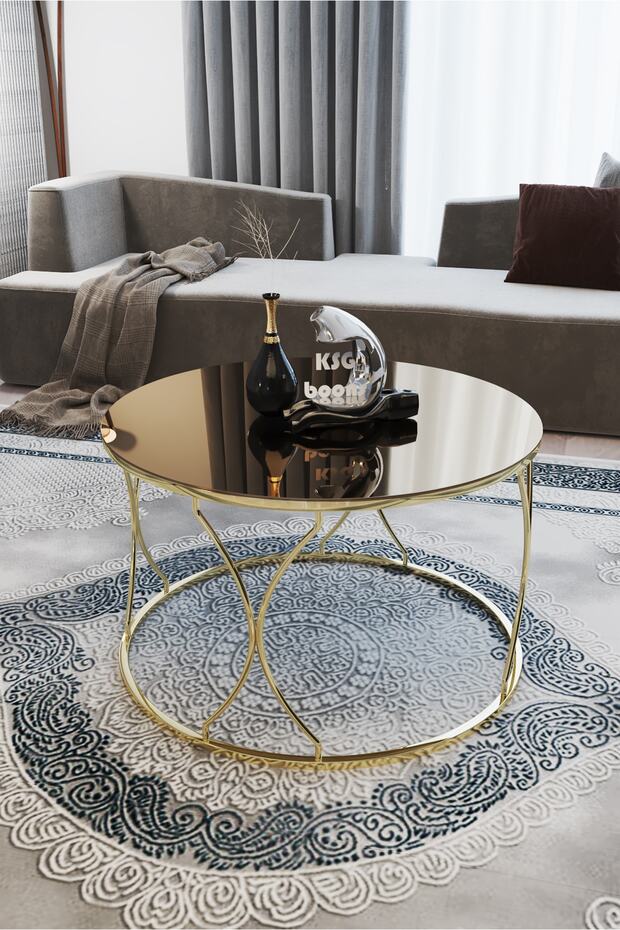 Rüya Orta Sehpa Bronz Ayna - 1