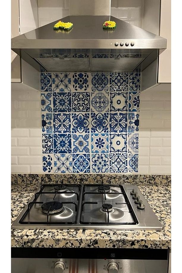 Tezgah Arası - Ocak Arkası Kaplama 60x60 Cm (model 10) - 3