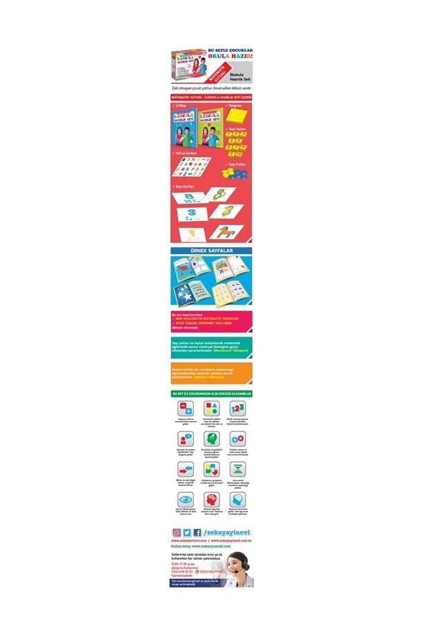 Ilkokula Hazırlık Seti Matematik Kutusu - 2