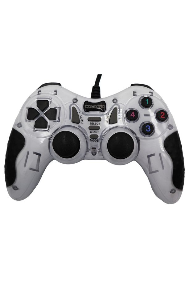 C-899 Kablolu Titreşimli Usb Joystick Beyaz - 1