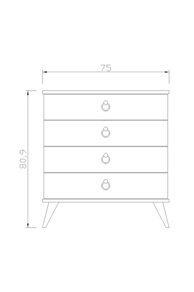 Şifonyer 4 Çekmece - 3
