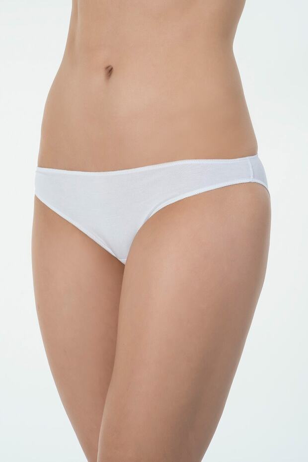 Women's White Lara Bikini Panties Bk0646901white