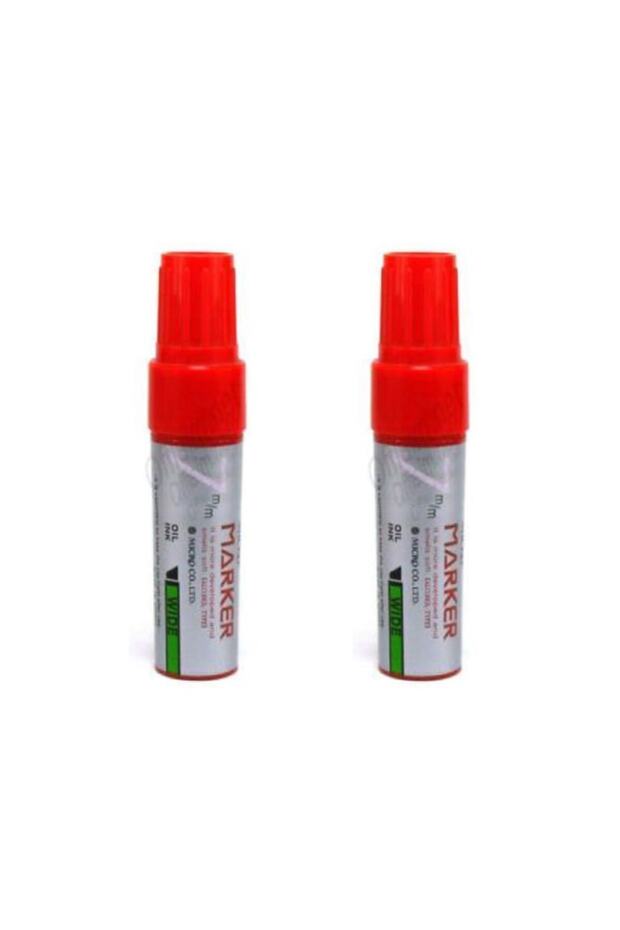 قلم ماركر أحمر صغير 10 ملم 2 عبوة - 1