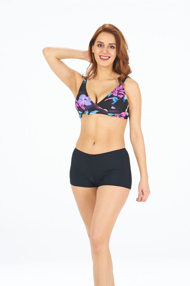 Triangle Bikini Set with Shorts