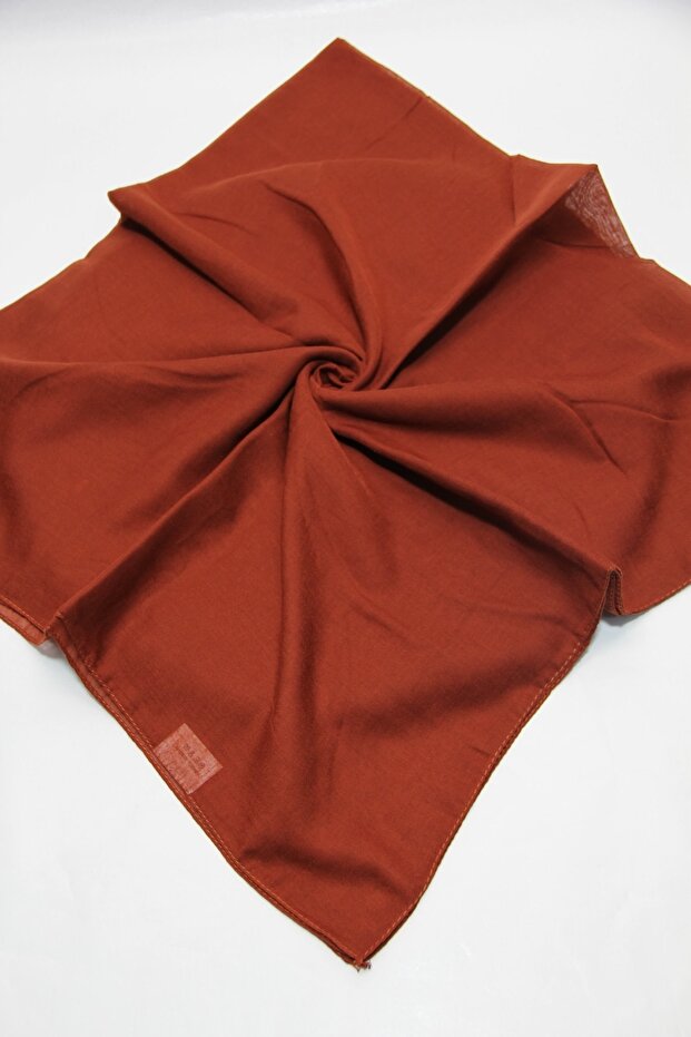 Plain Overlocked Scarf - 1