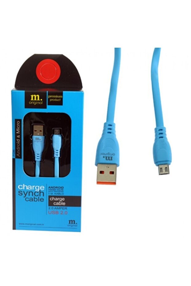 Android Yüksek Kalite Data Transfer 1 M. Kablo 2.0 Amper Usb 2.0 - 1