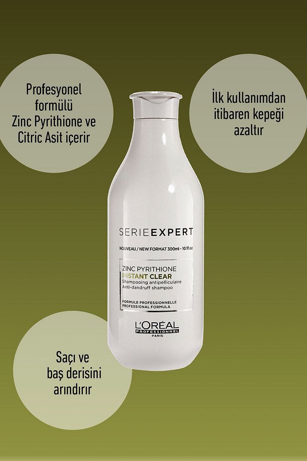 Serie Expert Instant Clear Kepek Önleyici Şampuan 300 ml - 3