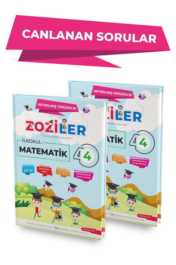 4.Sınıf Matematik Canlanan Soru Bankası (2 adet aynı ürün) - 1