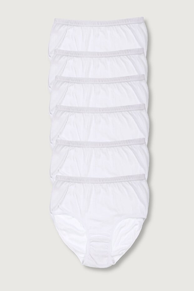 Pack of 6 Women's Ribbed Bato Panties