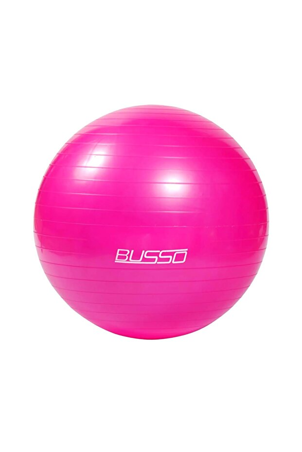 كرة بيلاتيس GYM76 مقاس 75 سم (حقيبة بوليباغ) فوشيا