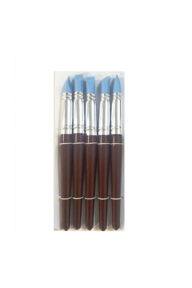 Rubber Tip Brush Set - 5 Pieces