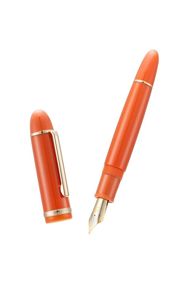 X159 Dolma Kalem Orange Red Chrome Medium - 3