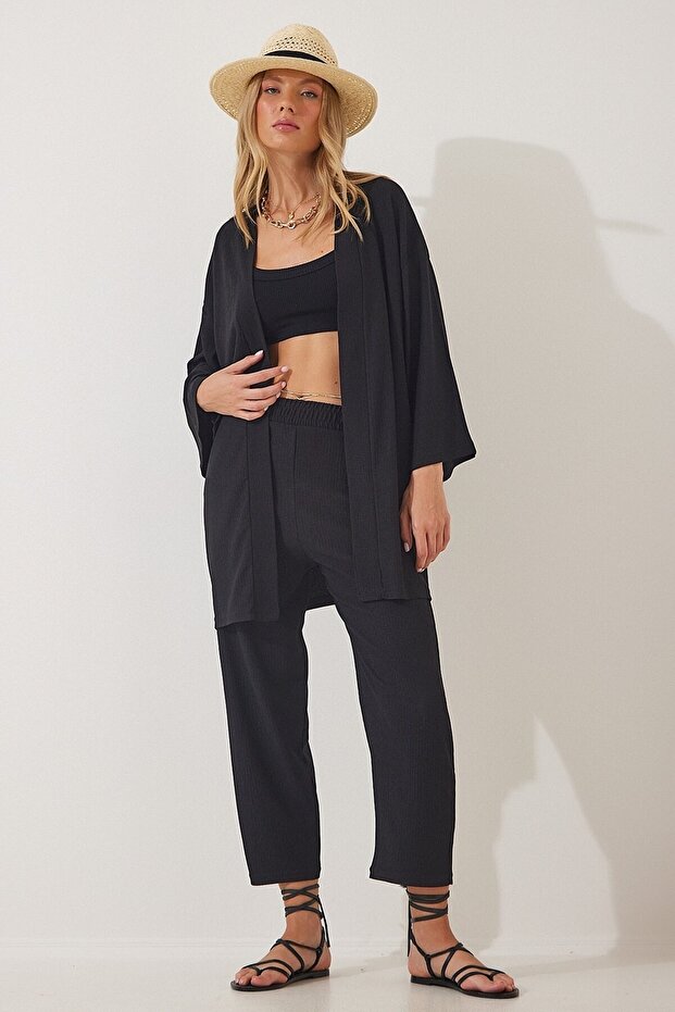 Kimono Wrap Suit - 3