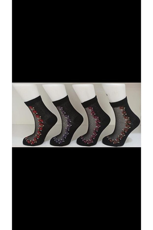 جوارب تول منقوشة 6 أزواج - 2