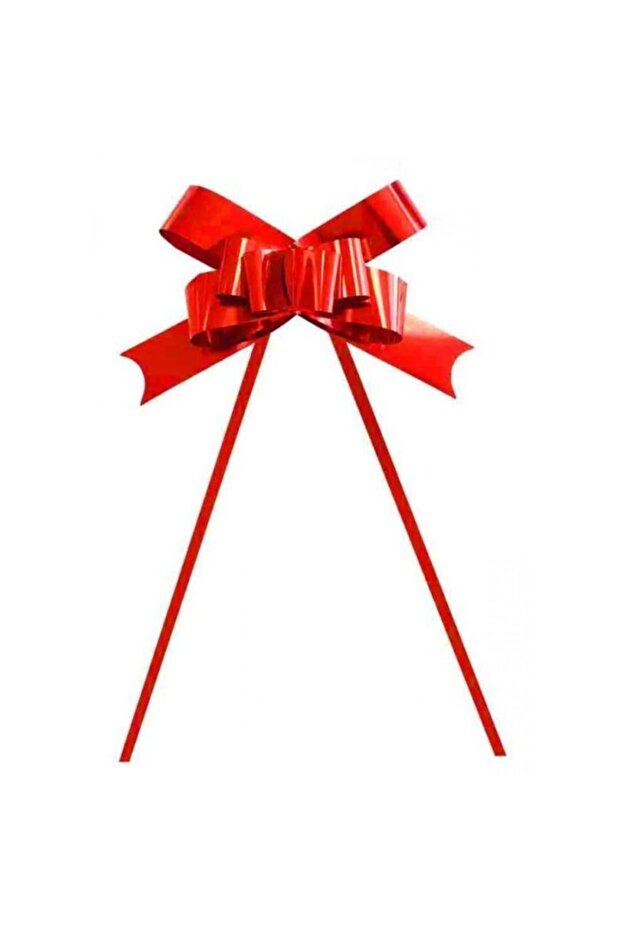 قوس معدني قابل للسحب باللون الأحمر - 1