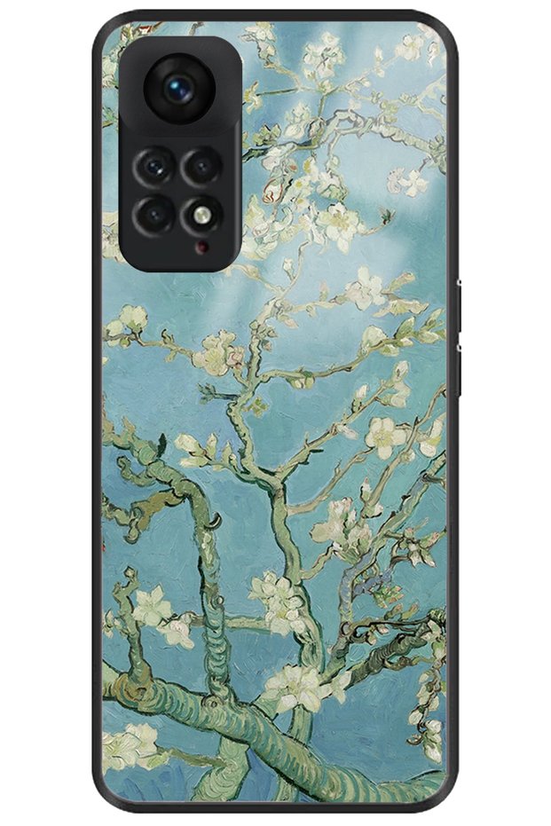 Xiaomi Redmi Note 11 Premium Van Gogh Almond Blossom Pattern Glossy Phone Case with Camera Protection