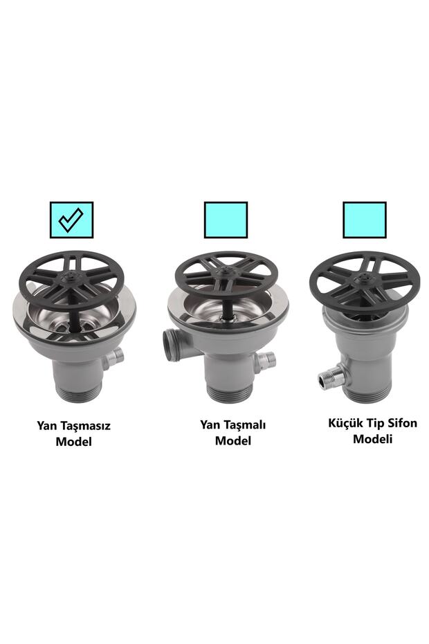Yüksek Basınçlı Evye Içi Bardak Biberon Blender Mikser Vb. Için Ön Yıkama Aparatı (YAN TAŞMASIZ) - 7