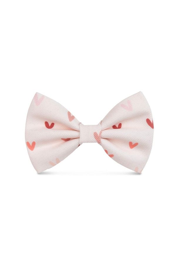 Pembe Köpek Tasması Ve Köpek Papyon Kalp Desenli - 4