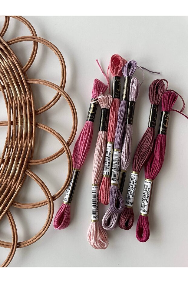 Bibu Anchor Muline Embroidery Floss Specially Selected Lilac Tones